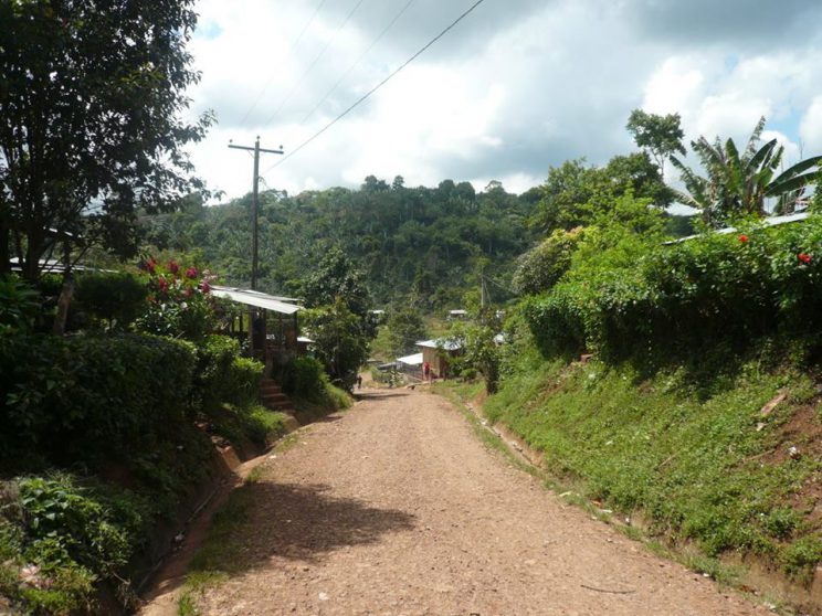 Small village of La Paz del Tuma